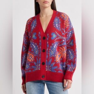 Farm Rio Luang Paisley Cardigan XL